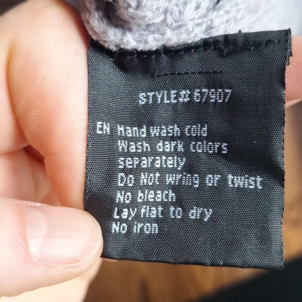 Revamped Lilac Waffleknit Crew Neck Sweater - Picture 3 of 8